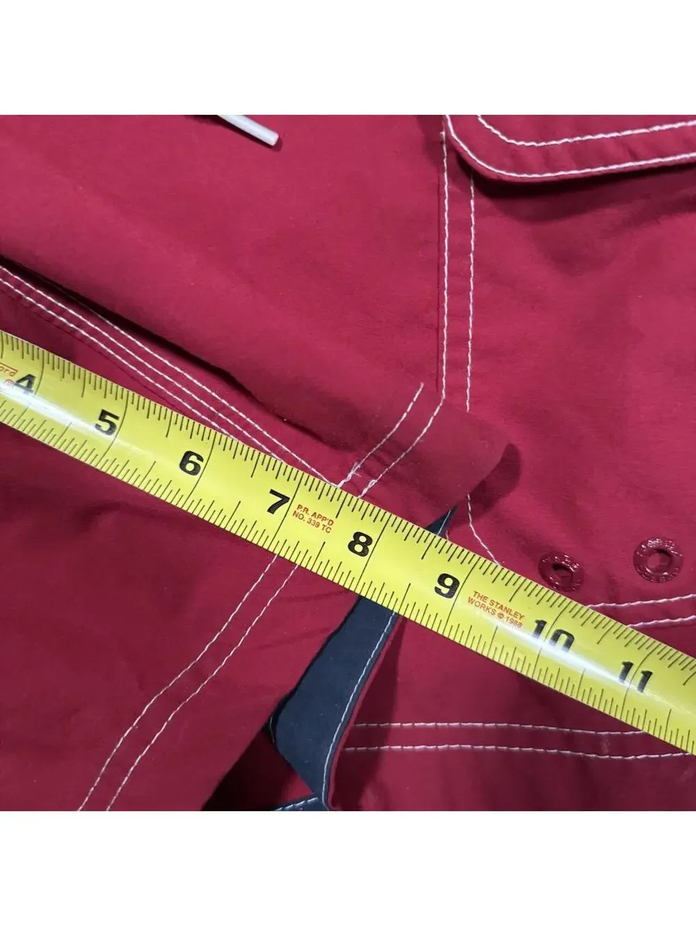 Vintage Speedo Red Cargo Board Shorts Swim Trunks Medium